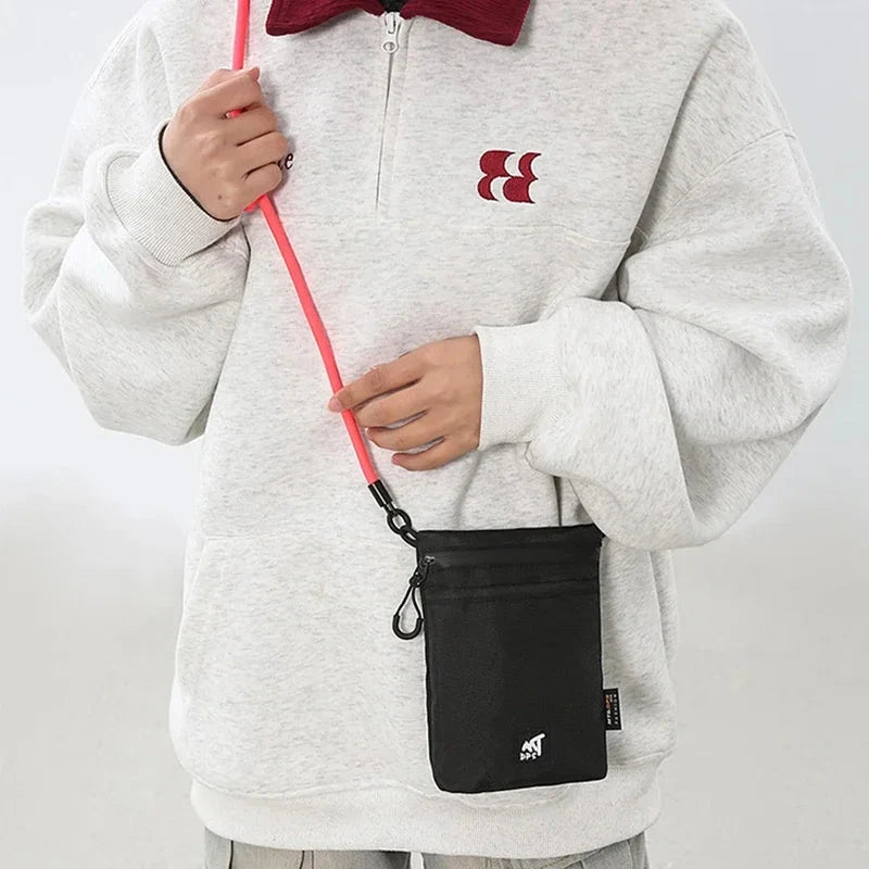 Original Design Nylon Messenger Bag Unisex Waterproof Crossbody Shoulder Bag for Men Women Urban Streetwear Travel Phone Storage 99 in 1