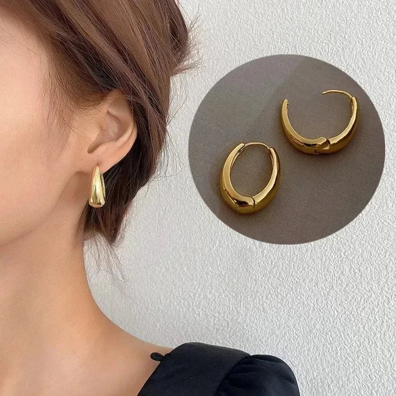 2Pcs Hot Sale Fashion Metal Drop Earrings for Woman, Vintage Hoop Earring Trend Classic Party Wedding Pendant Jewelry Gift 99 in 1