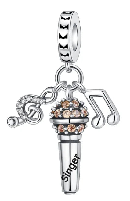 Back To School 925 Sterling Silver Charms Bag Earphone Magic Cube Watch Games Console Bead Pendant Fit Bracelet Necklace Jewelry 99 in 1