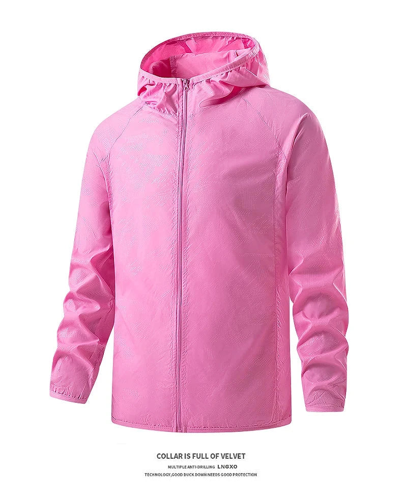 LNGXO Waterproof Hiking Jackets for Men and Women Sun Protection Windbreaker Camping Climbing Rain Coat Unisex Portable Clothes 99 in 1