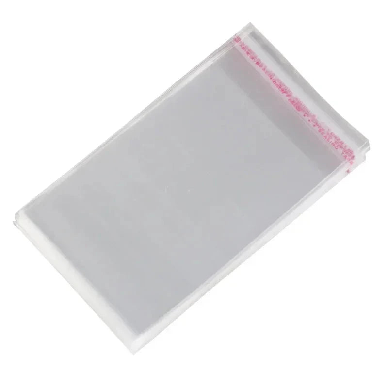 100pcs Opp Self Adhesive Bag Long Transparent Packaging Bags Universal Dust Water Proof Wrapping Material 99 in 1