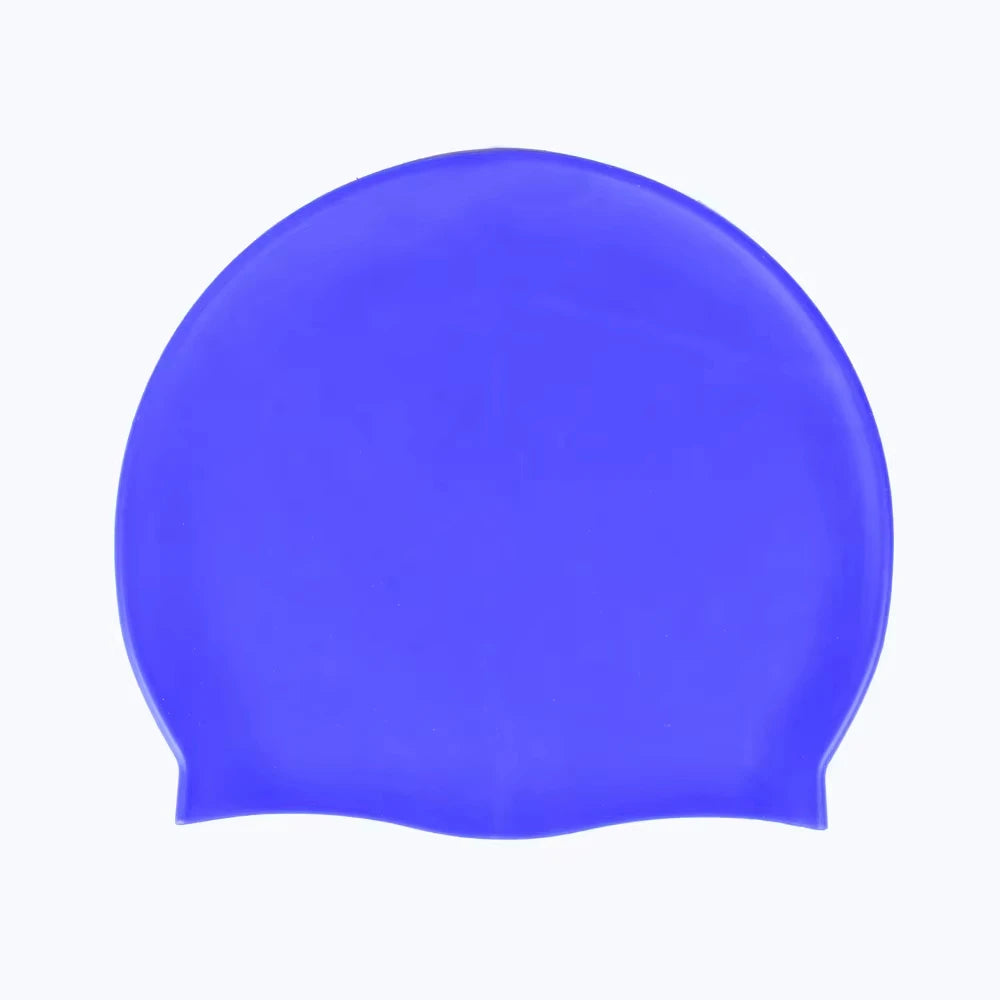 High Quality Silicone Swimming Cap for Adults Men Women Children Large Waterproof Ear Protector With No Wut Head Long Hair