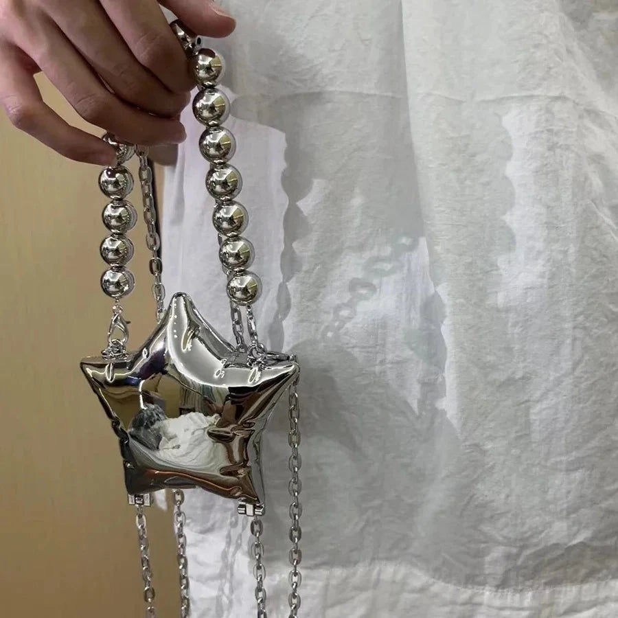 2024 New Metal Mini Lipstick Bags for Women High Quality Shoulder Bag Fashion Flower Satche Women's Accessory Bag 99 in 1