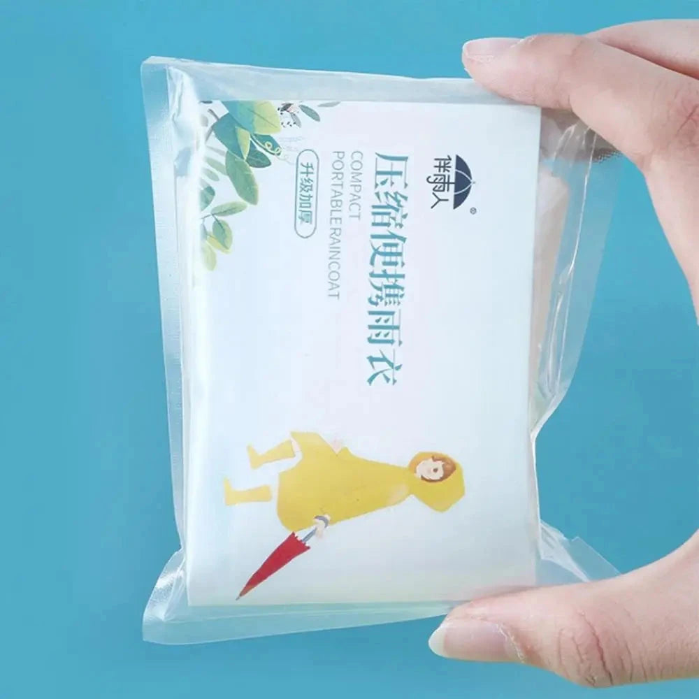 Outdoor Hooded Rain Poncho For Adult Waterproof Lightweight Unisex Raincoat Jacket For Hiking Camping Emergency 99 in 1