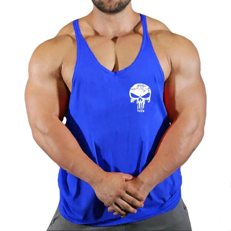 Top Gyms Men's Clothes Tank Vest Gym Shirt Undershirt Man Sportswear Bodybuilding Workout Vests Muscle Clothing Brand Fitness 99 in 1