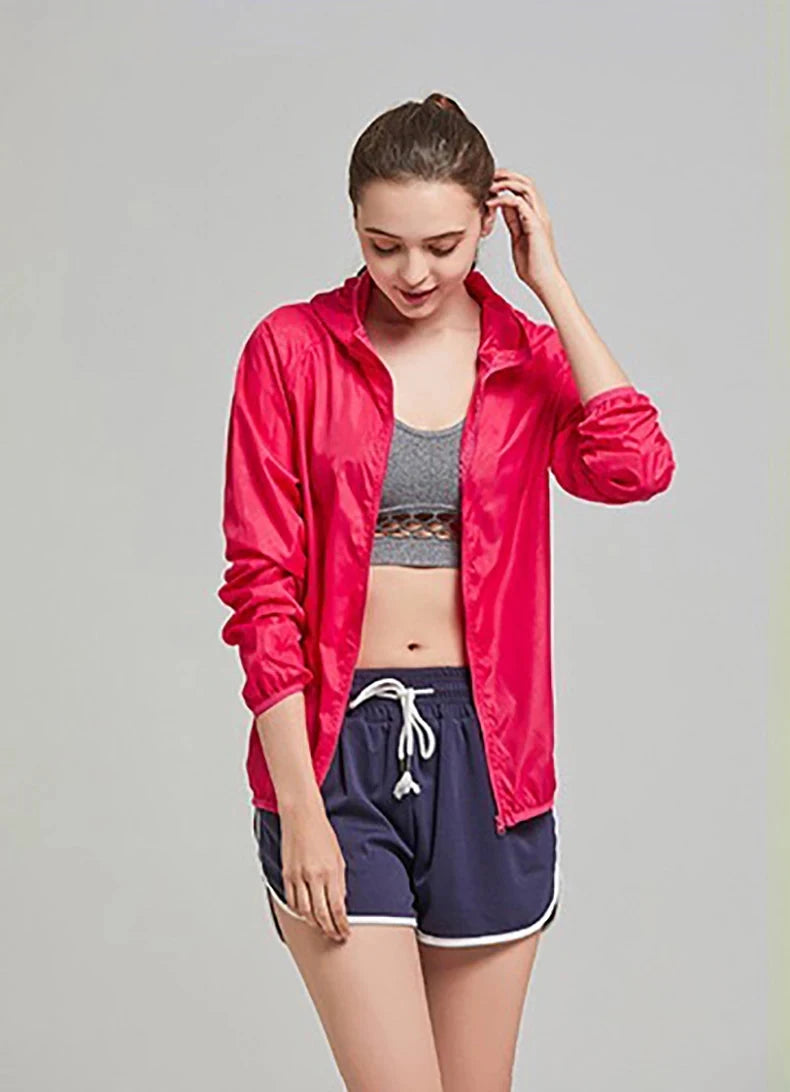 LNGXO Unisex Hiking Jacket Men Women Waterproof Quick Dry Camping Windbreaker Trekking Fishing Rain Coat Outdoor Anti UV Clothes 99 in 1