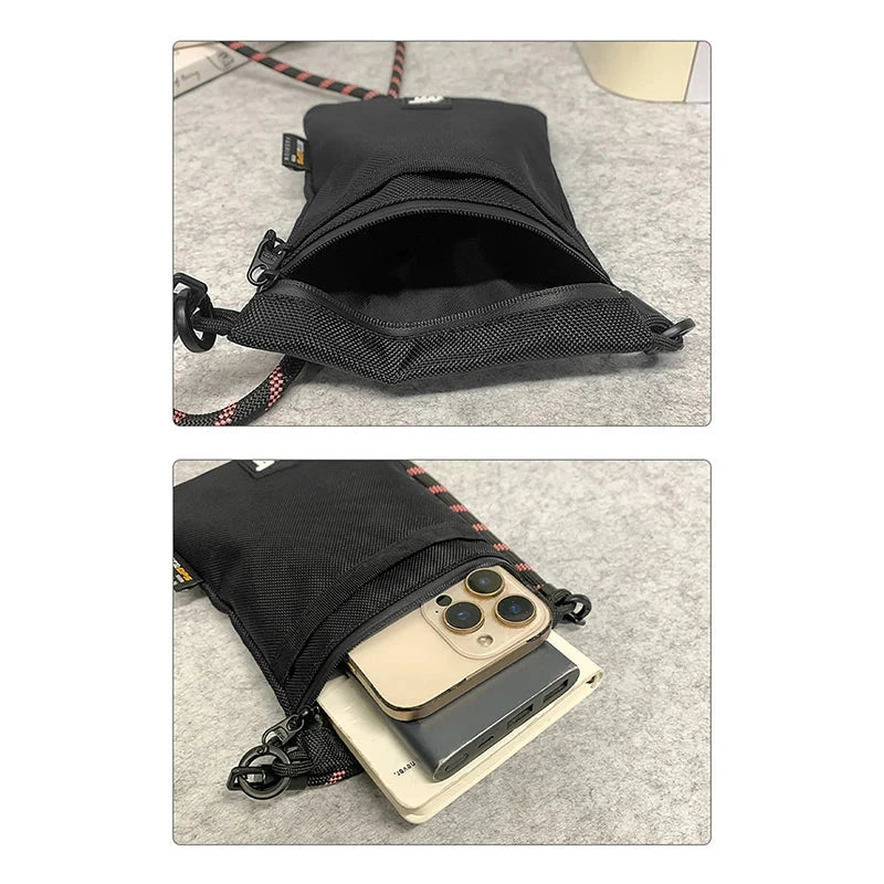 Original Design Nylon Messenger Bag Unisex Waterproof Crossbody Shoulder Bag for Men Women Urban Streetwear Travel Phone Storage 99 in 1