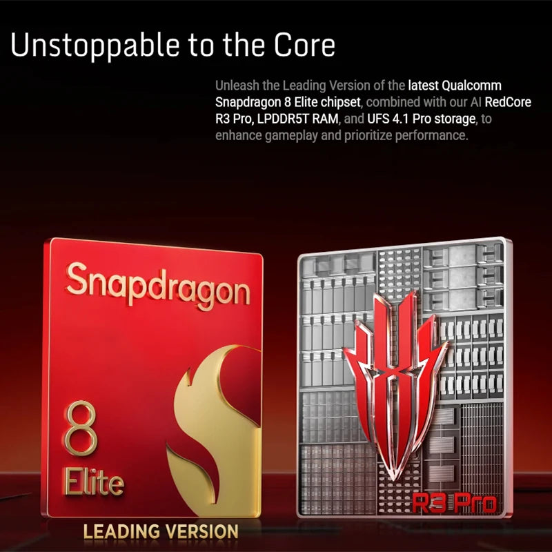 RedMagic 10S Pro global Version 5G game telephone Snapdragon 8 Elite leading 7050mAh 80W fast charge 6.85 inches