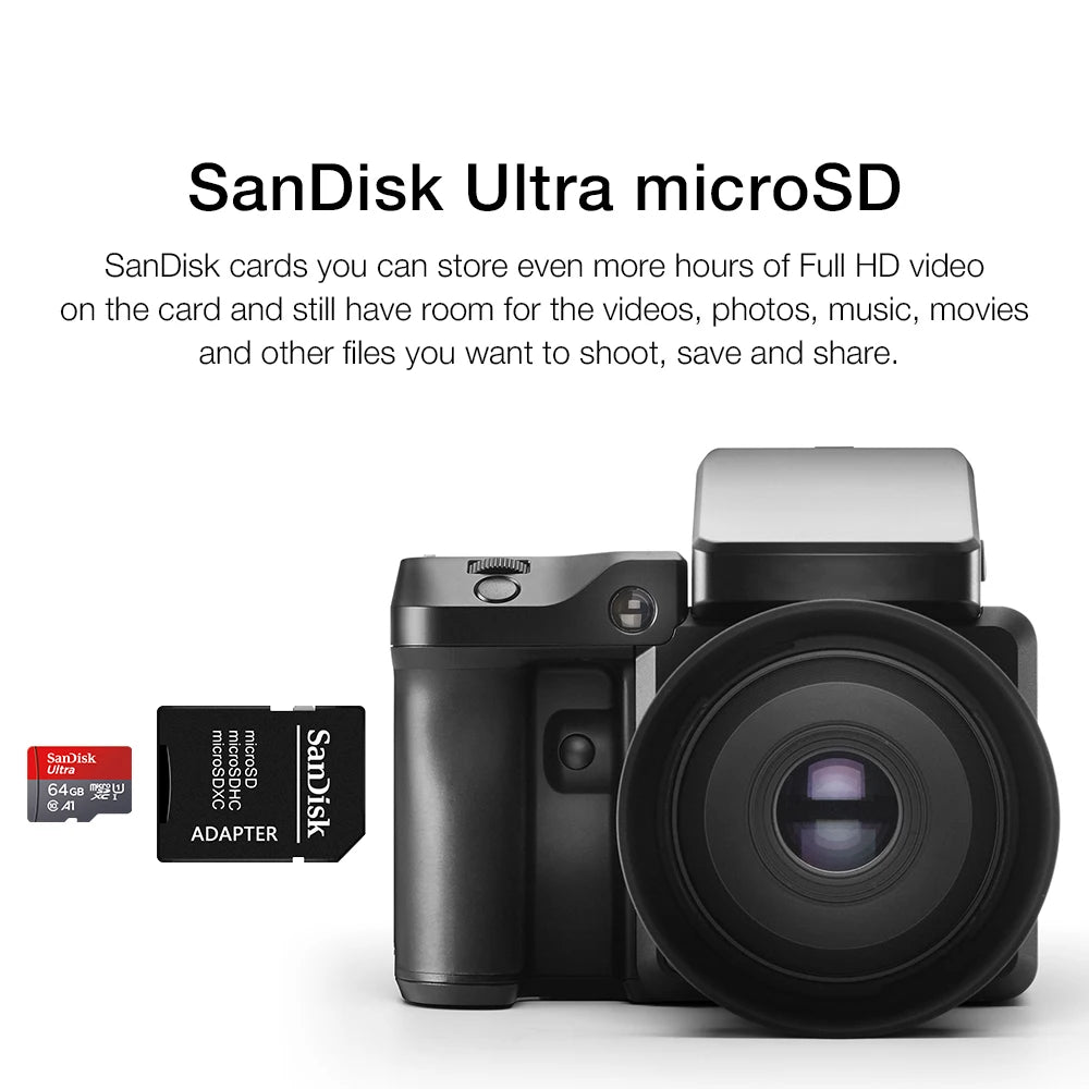 Sandisk Ultra Micro tf SD card 128GB 32GB 64GB 256GB Mini SD Card SD/TF Flash Card Memory Card 32 64 128 gb miniSD for Phone