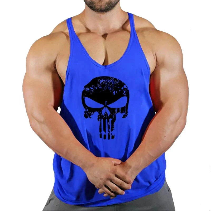 Top Gyms Men's Clothes Tank Vest Gym Shirt Undershirt Man Sportswear Bodybuilding Workout Vests Muscle Clothing Brand Fitness 99 in 1