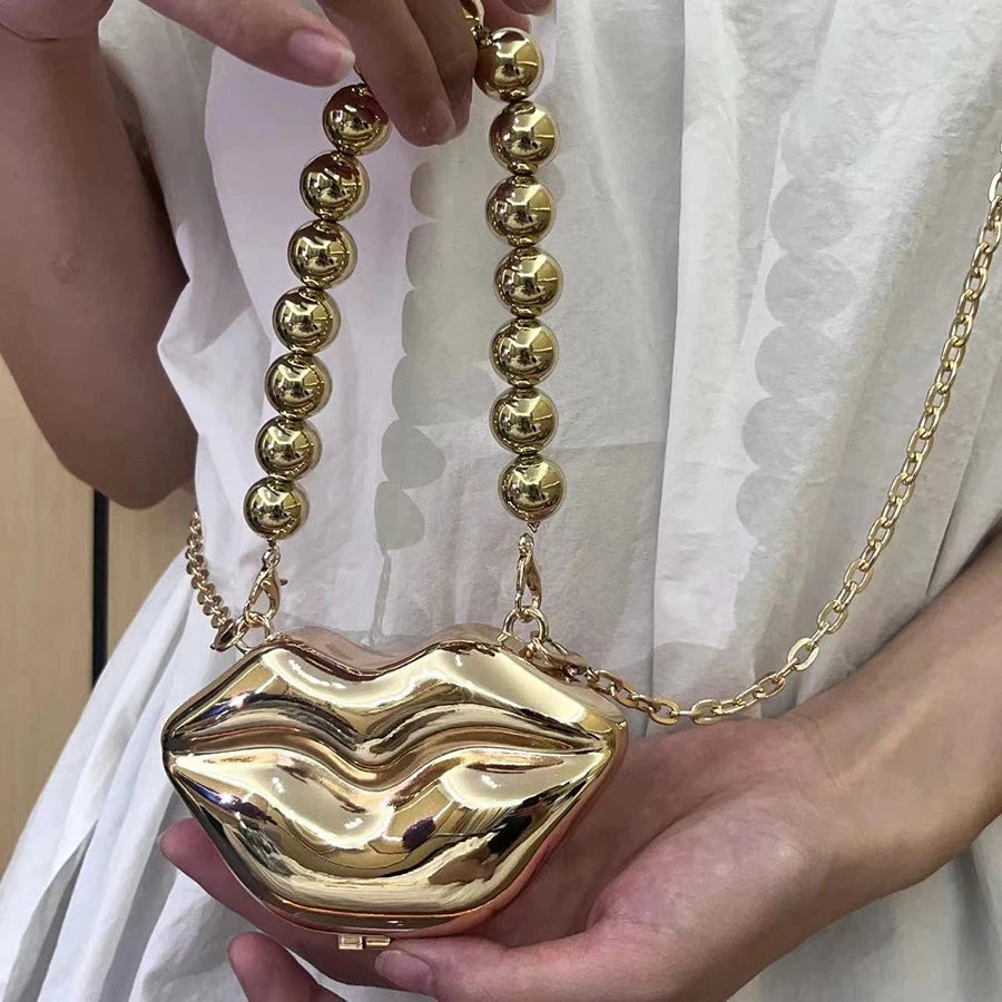 2024 New Metal Mini Lipstick Bags for Women High Quality Shoulder Bag Fashion Flower Satche Women's Accessory Bag 99 in 1